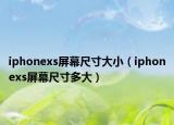 iphonexs屏幕尺寸大小（iphonexs屏幕尺寸多大）