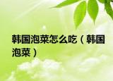 韩国泡菜怎么吃（韩国泡菜）