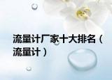 流量计厂家十大排名（流量计）
