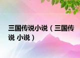 三国传说小说（三国传说 小说）