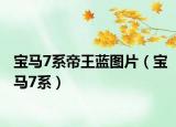 宝马7系帝王蓝图片（宝马7系）