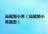 汕尾邹小帛（汕尾邹小帛简历）