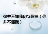 你并不懂我BY2歌曲（你并不懂我）