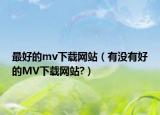最好的mv下载网站（有没有好的MV下载网站?）