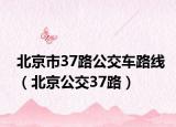 北京市37路公交车路线（北京公交37路）