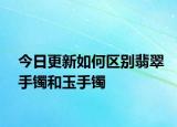 今日更新如何区别翡翠手镯和玉手镯