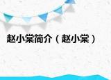 赵小棠简介（赵小棠）
