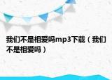 我们不是相爱吗mp3下载（我们不是相爱吗）