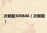 次新股300846（次新股）