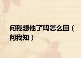 问我想他了吗怎么回（问我知）