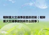 朝鲜重大交通事故最新进展（朝鲜重大交通事故到底怎么回事）