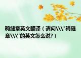 骑缝章英文翻译（请问\