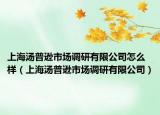 上海汤普逊市场调研有限公司怎么样（上海汤普逊市场调研有限公司）