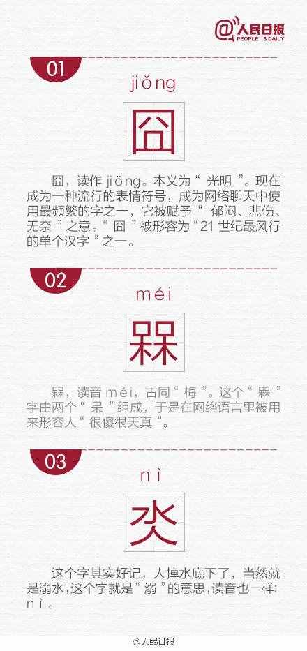 长知识！网络流行的30个生僻字，你认得几个？