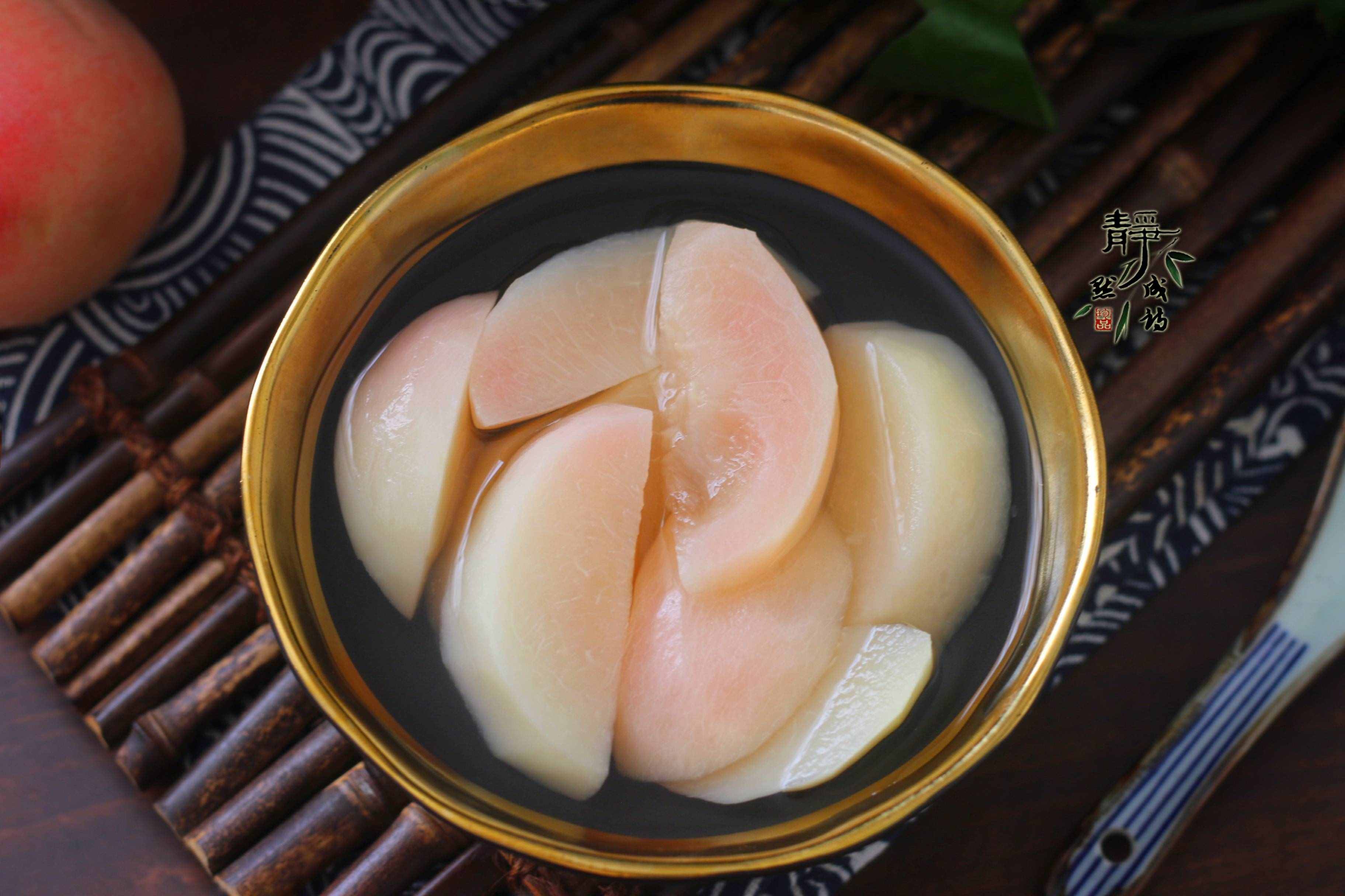 七月桃子最养人，教你做桃子罐头，甜甜的，凉凉的，解暑又解馋