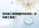 吉林建工集团最新中标项目（吉林建工集团）
