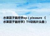 水果篮子最终季op（pleasure 《水果篮子最终季》TV动画片头曲）