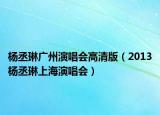杨丞琳广州演唱会高清版（2013杨丞琳上海演唱会）