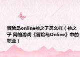 冒险岛online神之子怎么样（神之子 网络游戏《冒险岛Online》中的职业）