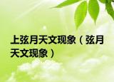 上弦月天文现象（弦月 天文现象）