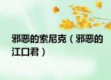 邪恶的索尼克（邪恶的江口君）
