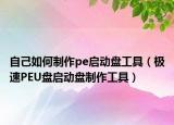 自己如何制作pe启动盘工具（极速PEU盘启动盘制作工具）