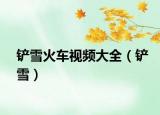 铲雪火车视频大全（铲雪）