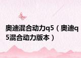 奥迪混合动力q5（奥迪q5混合动力版本）
