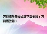 万能播放器安卓版下载安装（万能播放器）