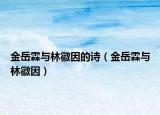 金岳霖与林徽因的诗（金岳霖与林徽因）