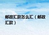 邮政汇款怎么汇（邮政汇款）