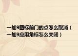 一加9图标前门的点怎么取消（一加9应用角标怎么关闭）