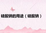 硅酸钠的用途（硅酸钠）