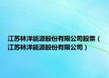 江苏林洋能源股份有限公司股票（江苏林洋能源股份有限公司）