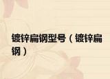镀锌扁钢型号（镀锌扁钢）