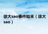 徐大sao事件始末（徐大sao）