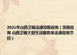 2021年山西卫视法律顶级咨询（顶级咨询 山西卫视大型生活服务类法律咨询节目）