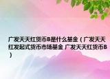 广发天天红货币B是什么基金（广发天天红发起式货币市场基金 广发天天红货币B）