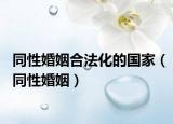 同性婚姻合法化的国家（同性婚姻）
