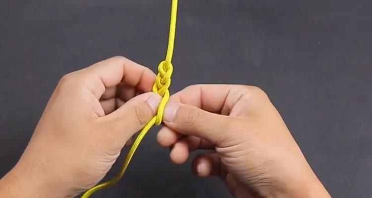 手链编绳图解，可做成手链，非常漂亮好看