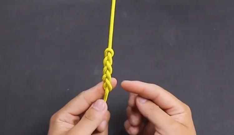 手链编绳图解，可做成手链，非常漂亮好看