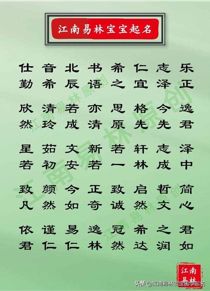 新生儿宝宝起名：200个古典不乏新意的名字，邂逅幸福的人生
