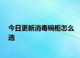 今日更新消毒碗柜怎么选