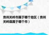 贵州关岭市属于哪个地区（贵州关岭县属于哪个市）