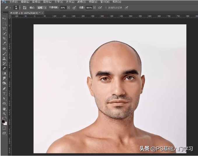 PS教程：恶搞给人物换发型