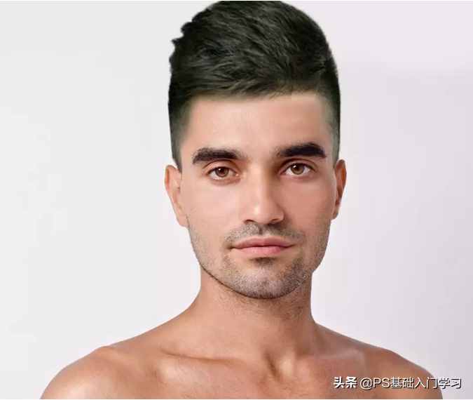 PS教程：恶搞给人物换发型