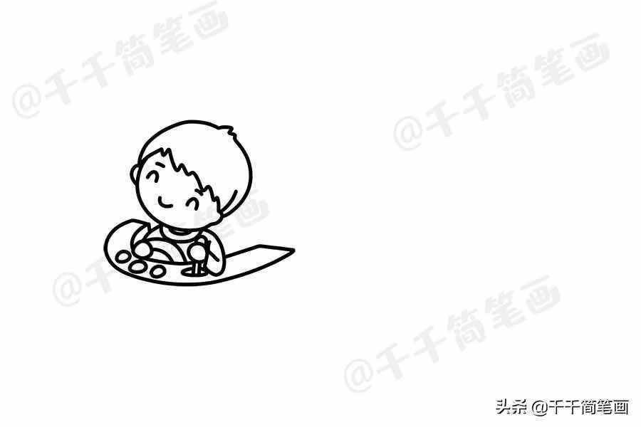 简单漂亮的科幻画简笔画图片，学生家长快收藏起来用得上