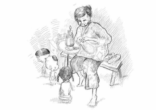 一组母亲节简笔画送给你，快画一幅给你的母亲，她肯定会喜欢的