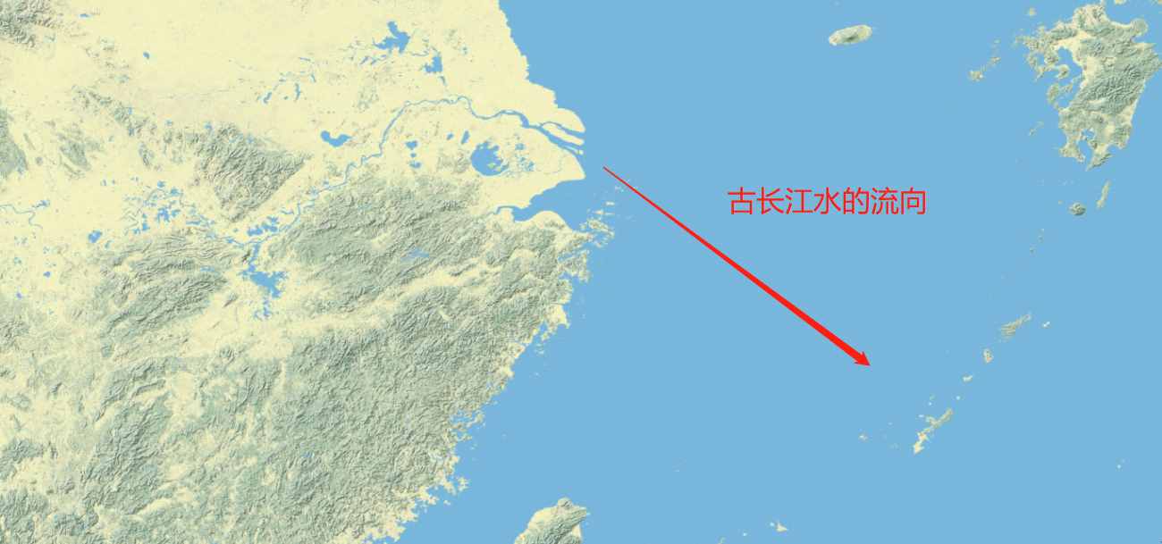 几万年前的长江入海口不在江浙一带，而是注入千里之外的冲绳海槽
