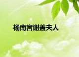 杨南宫谢盖夫人